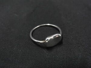 1円 ■美品■ TIFFANY＆Co ティファニー エルサペレッティ ビーン SV925 リング 指輪 アクセサリー 約10号 シルバー系 FA6968