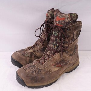 ダナー US 9.5 D DANNER ハイグラウンド MOSSY OAK BREAK-UP COUNTRY マウンテンブーツ トレッキング 中古 eb942