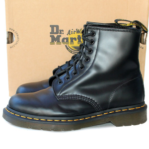 Dr.MARTENS ドクターマーチン★8ホールブーツ UK7＝26 1460 ブラック 8 EYE BOOT レースアップブーツ スムースレザー p i-904