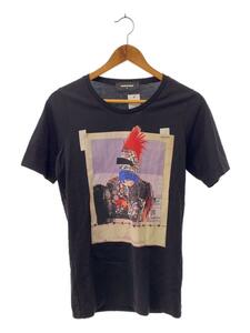 DSQUARED2◆Tシャツ/S/コットン/ブラック/プリント/S75GC8010/半袖/