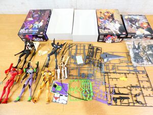 ◎(KR-30)ジャンク バンダイ プラモデル HGLM 新世紀エヴァンゲリオン 完成品(?)５体＋未組立１体セット まとめて おまけ付き ＠80(12)