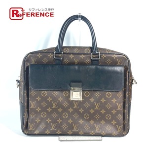 LOUIS VUITTON ルイヴィトン M56719 ソフトブリーフケース カバン ハンドバッグ 書類バッグ モノグラムマカサー ビジネスバッグ【中古】