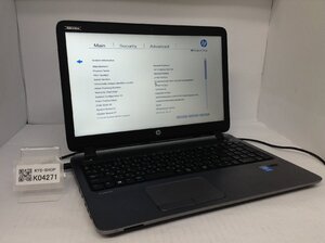 ジャンク/ HP HP ProBook 450 G2 Intel Core i3-5010U メモリ4.1GB ストレージ無し 【K04271】