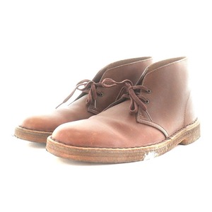 クラークス clarks オリジナルズ デザートブーツ レザー US8 25.5cm 茶 ブラウン /AN27 メンズ