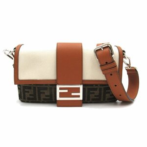 フェンディ ズッカ ショルダーバッグ ブランドオフ FENDI キャンバス 2wayショルダーバッグ キャンバス/レザー 中古 レディース