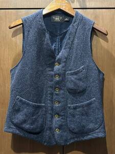 RRL TWEED VEST サイズS ダブルアールエル ツイード ベスト 英国 イギリス ラルフローレン