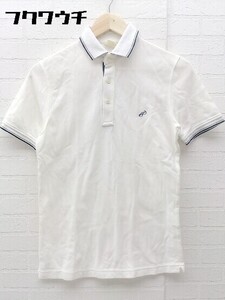 ◇ green label relaxing グリーンレーベル UNITED ARROWS 半袖 ポロシャツ サイズS オフホワイト メンズ