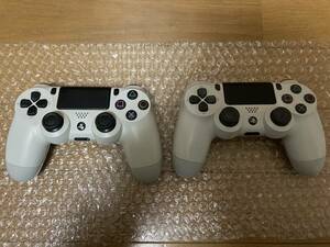 2点セット PS4 PlayStation4 ワイヤレスコントローラー ソニー 純正 CUH-ZCT2J CUH-ZCT1J DUALSHOCK4 ホワイト