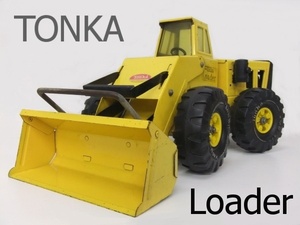 【TONKA】 アメリカン雑貨 ヴィンテージ 工事車 ブルドーザー 欠品部分あり ☆4800円スタート☆