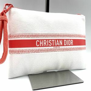 新品 未使用●1円〜●DIOR ディオール●セカンドバッグ ポーチ クラッチバッグ●ビジネス レディース メンズ ホワイト 白