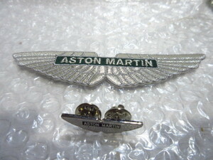 【Spiral】アストンマーチン ワッペン&ピンバッチセット(2PCS) 新品/ASTON MARTIN/限定品/