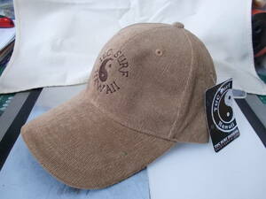 T&C SURF DESIGNS Hawaii タウンアンドカントリー 帽子 キャップ CAP 薄茶色　ベージュ 57～59cm コーデュロイ素材で お洒落