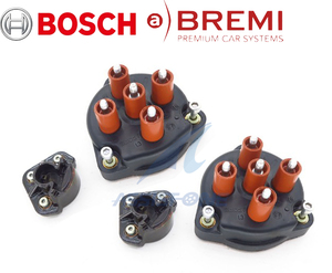 BREMI製 BOSCH製 ベンツ W124 S124 W140 R129 M119 V8 ディストリビューターキャップ ディスビローター 1台分 デスビ ディスビキャップ