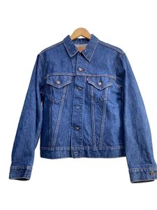 Levi’s◆60s/70505/BIGE/不均等V/ボタン裏525/Gジャン/42/デニム/NVY/無地//