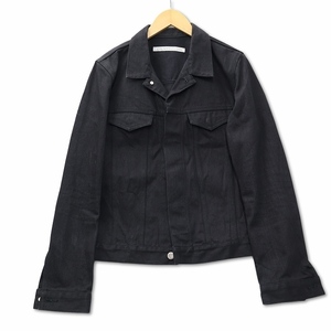 ジョンローレンスサリバン JOHN LAWRENCE SULLIVAN JLS-02-11 13.5oz RIGID DENIM JACKET リジット デニムジャケット Gジャン 44 ブラック