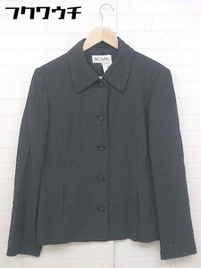 ◇ SCAPA スキャパ 長袖 ジャケット サイズ40 グレー系 レディース