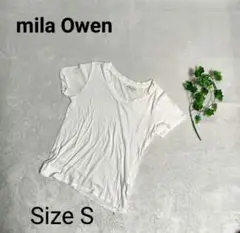 Mila Owen 半袖Tシャツ サイズS　コットン100%　下着　無地　USA