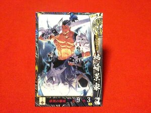 戦国大戦　Sengoku Taisen　TradingCard　トレーディング　枠キラカード　トレカ　柿崎景家　上杉014