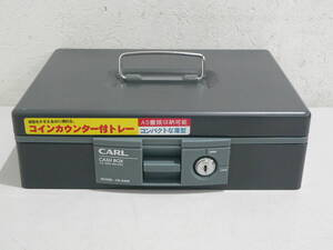 ★63894　CARL　手提げ金庫　CASH BOX　CB-8400　未使用