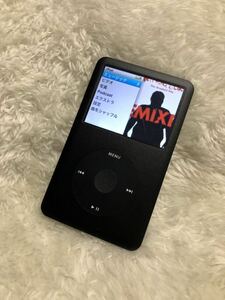 希少Apple iPod classic 第6.5世代 160GBから512GB ブラック 黒カスタム　改造 MC297J MC293J パネル、クリックホイール、バッテリー新品