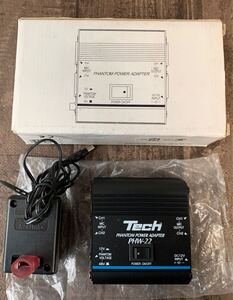 1円 未使用 送料無料 TECH ファンタム電源 2ch 2系統 12V 48V 美品