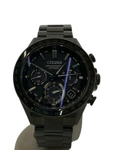 CITIZEN◆ソーラー腕時計/アナログ/チタン/BLK/BLK/F950－0029S01