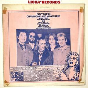 MEGA RARE BOOTLEG Roxy Music - Champagne And Novocaine US 1975 TAKRL1953 *LP レコード LICCA*RECORDS 494 ENO FERRY MANZANERA MACKAY