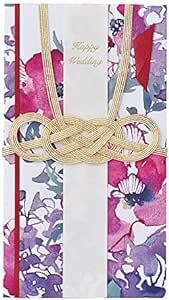 マルアイ 祝儀袋 結婚式 デザイン 洋風 花柄 花言葉 ルブーケ アネモネ 1枚 キ-BQ10