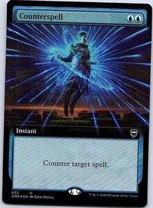 FOIL/[拡張アート]/対抗呪文/Counterspell/統率者レジェンズ/英語版/MTG１枚 [FC]