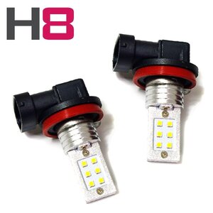 LED バルブ フォグランプ H8 ムーヴカスタム/ムーブカスタム/MOVE L175S/L185S ダイハツ ステルス 12W LED球 交換用 ライト ランプ 電球