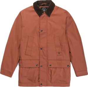 VOLCOM ボルコム Entertainment FAT TONY Jacket Rust ファット・トニー ジャケット ラスト L オイルジャケット バブアー ビデイル型