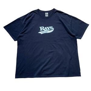 インポート USA タンパベイレイズ MLB Tシャツ 野球 y2k ビンテージ スポーツ 90s クルーネックTee　半袖 Jerzees　ジャージーズ メンズ