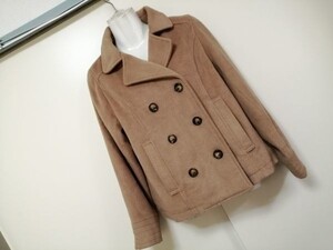 jjyk3-1814 ■ OLIVE des OLINE ■ オリーブデオリーブ ピーコート Pコート ピージャケット Pジャケット アウター ブラウン 茶 キャメル M