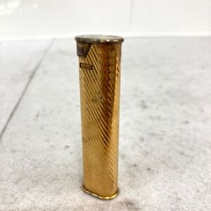 N008-C8-1139◎ dunhill ダンヒル ガスライター ローラー式 スリム オーバル ゴールドカラー 喫煙具 喫煙グッズ ⑩