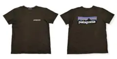 Patagonia 90s 旧タグ ロゴTシャツ チャコール パタゴニア