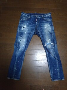 DSQUARED2 ディースクエアード Tidy Biker Jean ジーンズ スキニー ブルー 52 111379253＃4