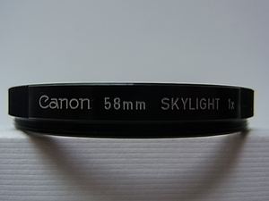 送料94円～　Canon　キャノン　SKYLIGHT　1x　58mm　管理no.19