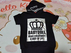 BABY DOLL半袖パーカー150