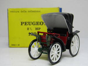 PEUGEOT 2 1/2 HP 1894 1/43 プジョー イタリア トリノ自動車博物館 Made in Italy 当時物 未展示品 ヴィンテージ * TORINO AUTOMOBILE ②