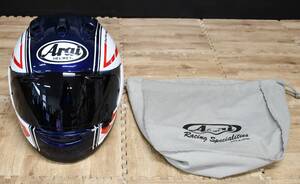 CY11-62【現状品】Arai アライ RX-7X STATEMENT ステイトメント フルフェイス ヘルメット 61㎝-62㎝ XLサイズ 2016年製 保管品 