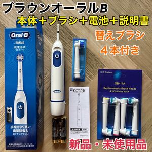 新品 ブラウン オーラルB 電動歯ブラシ DB5010N 替えブラシ4本＆乾付き　ゆうパケットミニ発送