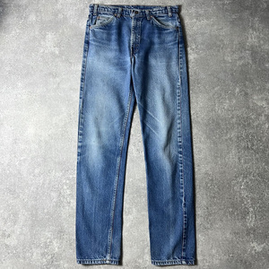 ヒゲ 90s Levis 505 デニム パンツ 33 34 程 / 90年代 リーバイス オールド ジーンズ ジーパン スリム