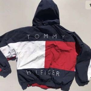 TOMMY HILFIGER 90s vintage セーリングジャケット アウター アイコニック ジャンパー ブルゾン リバーシブルジャケット L