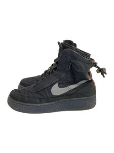 NIKE◆AIR FORCE 1 SHELL/24.5cm/BLK