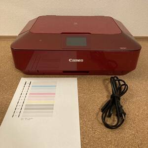 【中古】総印刷枚数851-900枚！Canon PIXUS MG7130 レッド