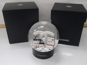 ＃65817【保管品】CHANEL シャネル スノードーム ココマーク CC 2019年 ショッピングバッグ ショッパー ノベルティ ラージ