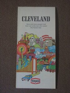 Cleveland Street Map, Ohio (TEXACO) (CLVTEX) - Rand McNally & Co. 1972 Ed.