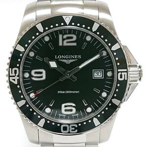 ★【１円スタート！！】美品！ ロンジン ハイドロコンクエスト LONGINES HYDRO CONQUEST L3.740.4.56.6 クオーツ メンズ 腕時計