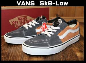 送料無料 即決【未使用】 USA企画 VANS ★ Sk8-Low (US10.5/28.5cm) ★ バンズ スケートロー 海外企画 チャコール カーキ