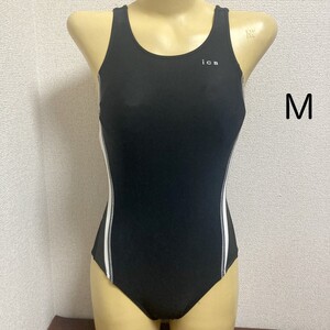 D844ストレッチ♪モノトーンカラー切替女子競泳水着♪アンダーやコレクションや撮影会にも♪サイズM